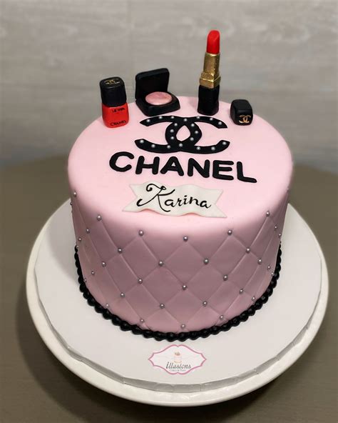 chanel makeup birthday cake|chanel cake designs.